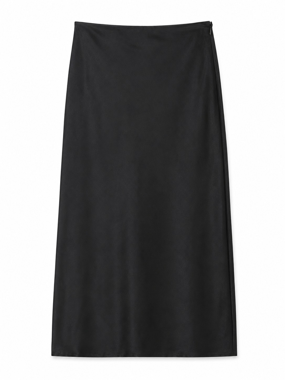 Zara Black Women's Maxi Skirt - Sleek A-Line Design